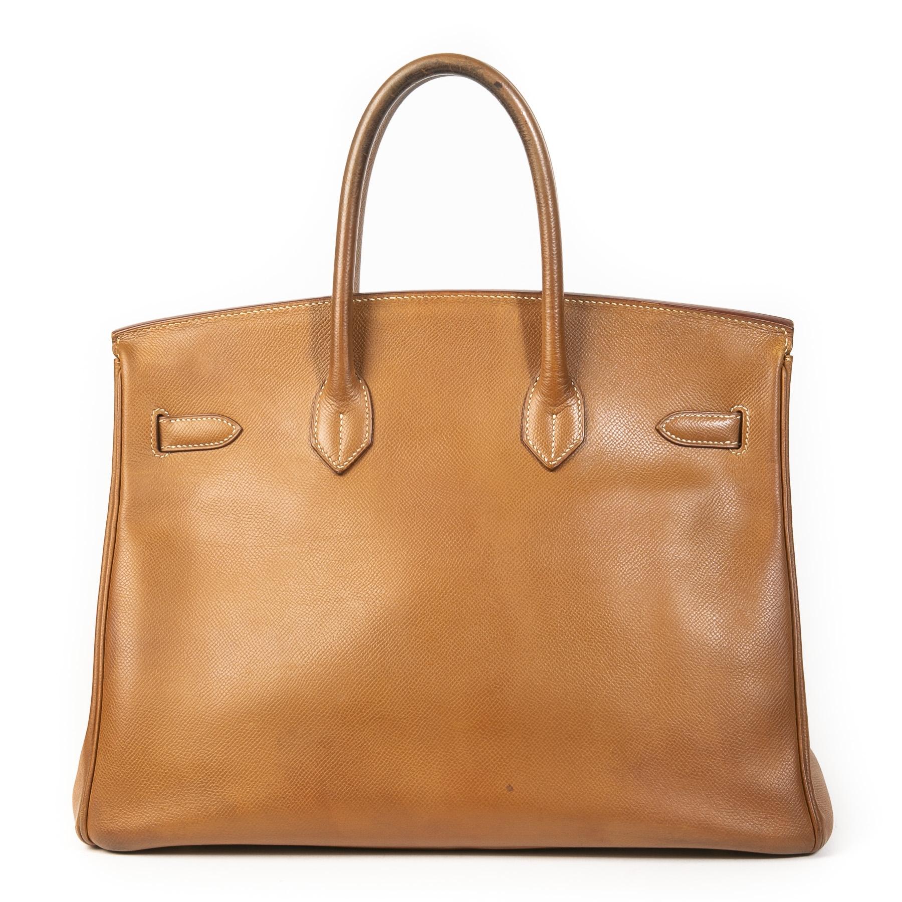 Hermès Birkin 35 Gold Epsom GHW In Excellent Condition In Antwerp, BE