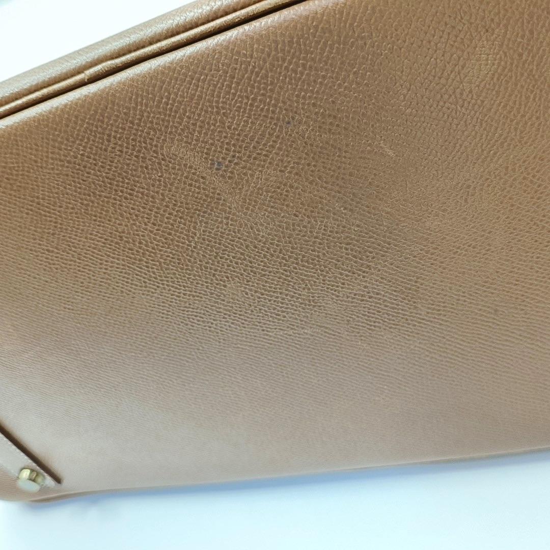 Hermes Birkin 35 Piel Epsom Dorada Herrajes Dorados 1996 en venta 10