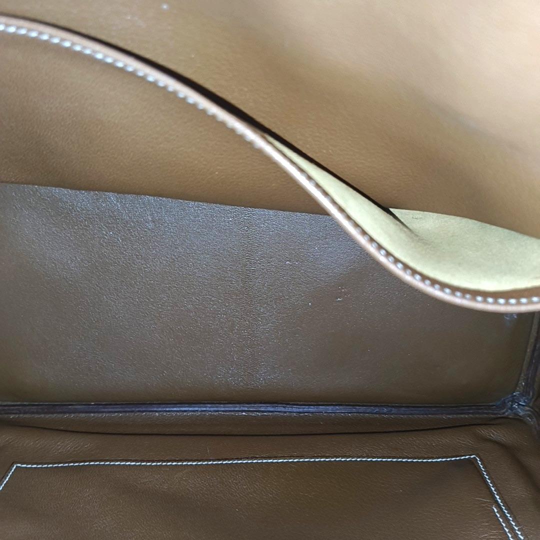 Hermes Birkin 35 Piel Epsom Dorada Herrajes Dorados 1996 en venta 13