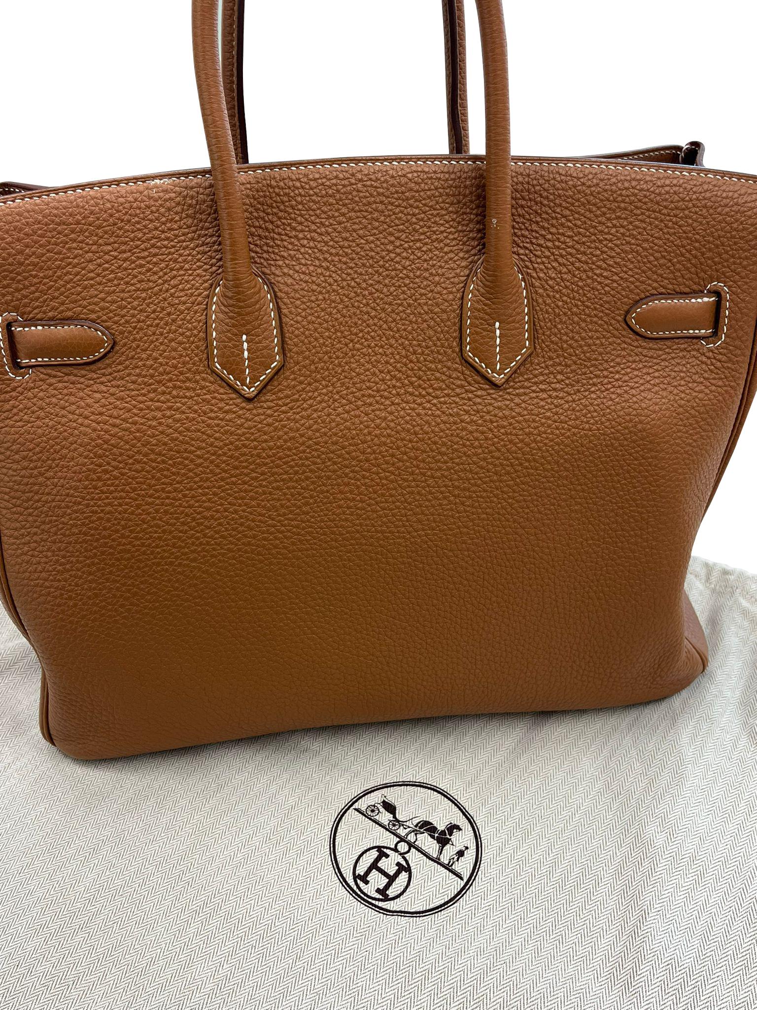 Hermes Birkin 35 Gold Togo Leather with Gold Hardware Handbag 10