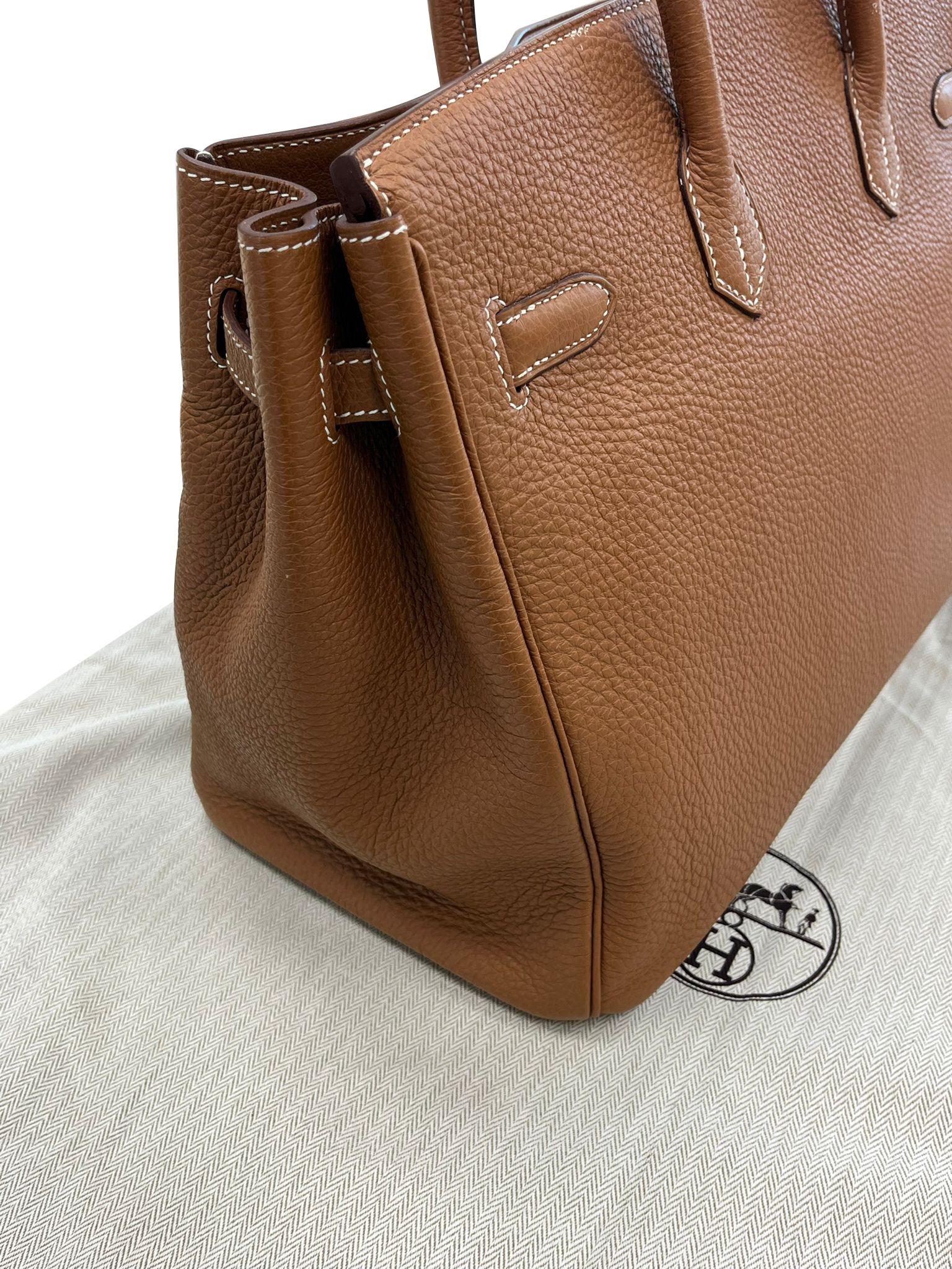 Hermes Birkin 35 Gold Togo Leather with Gold Hardware Handbag 11