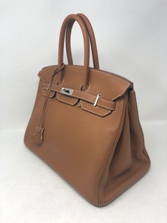 Hermes Birkin 35 Gold Palladium hardware
