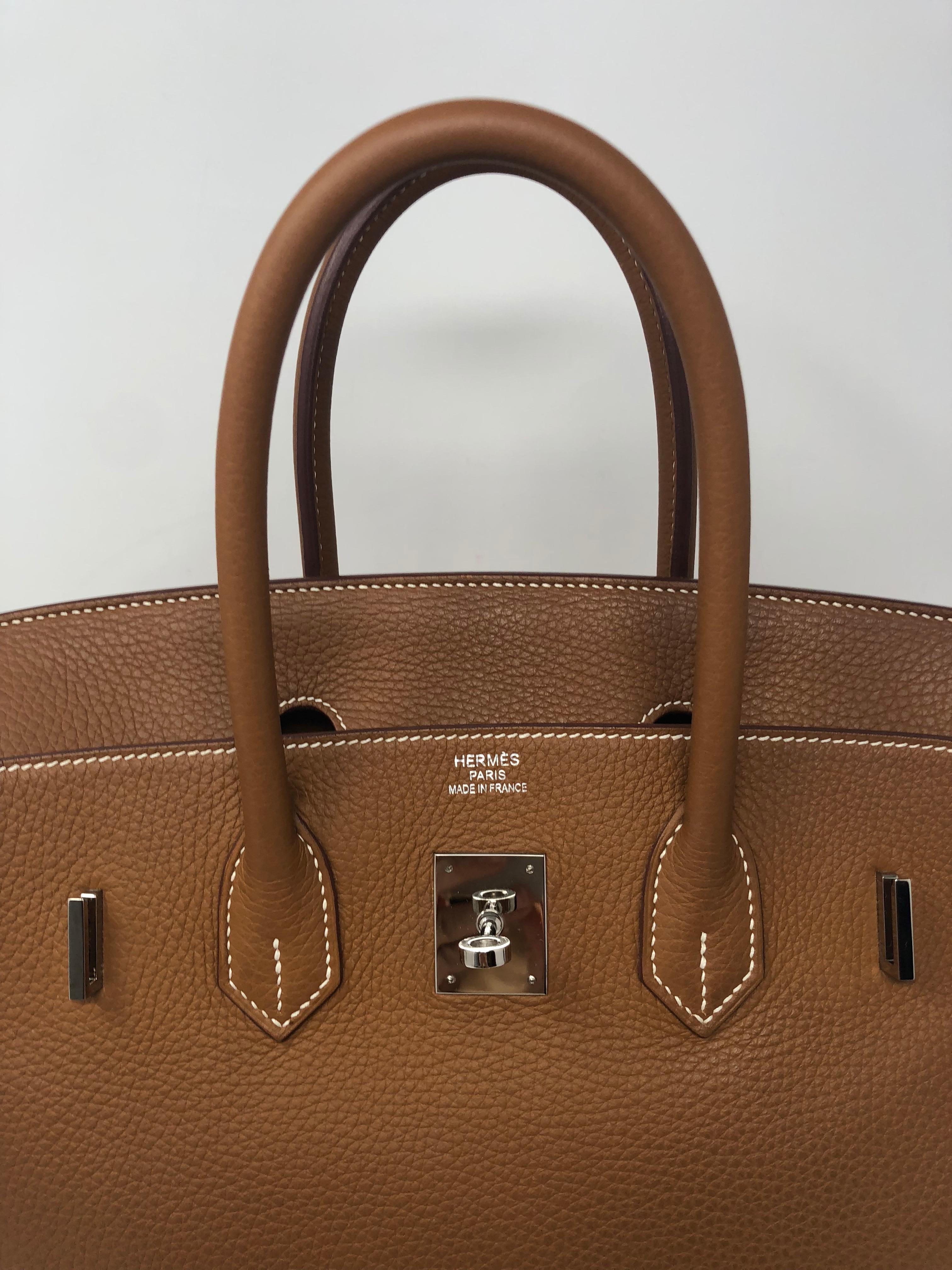 Hermes Birkin 35 Gold Palladium hardware  3