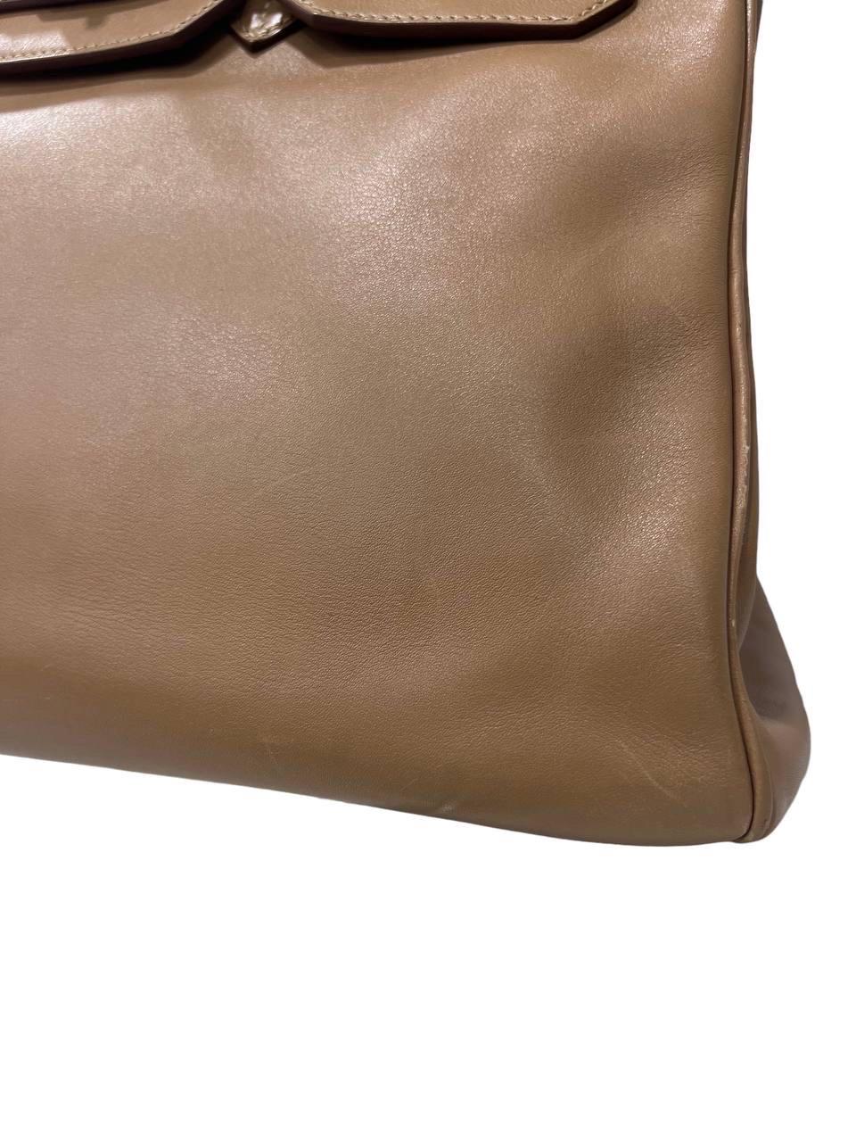 Women's Hermés Birkin 35 Gold Togo Chai Swift Gold Hardware Top Handle Bag
