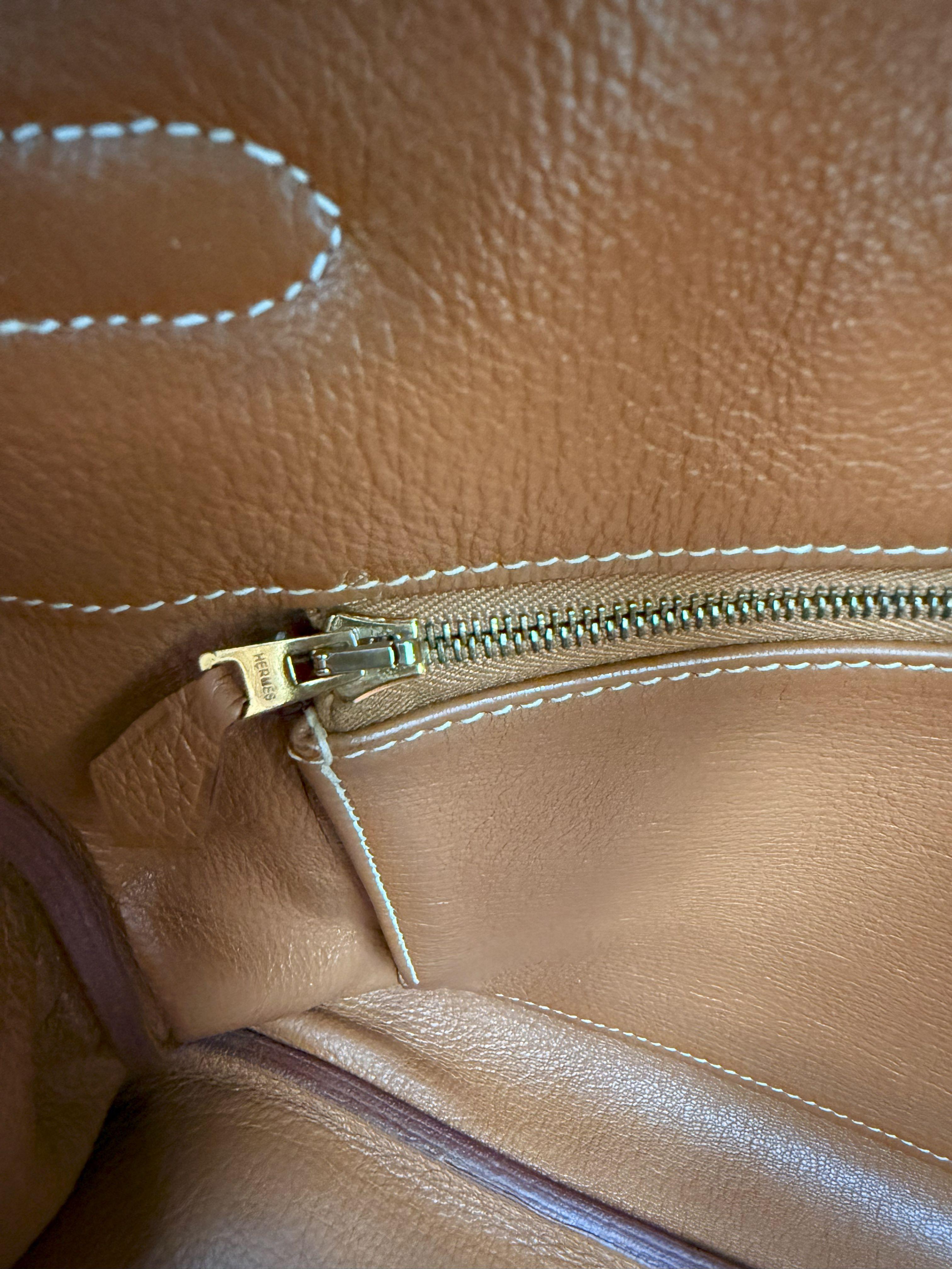 Hermes Birkin 35 Gold Togo Leather With Gold Hardware Handbag en vente 14