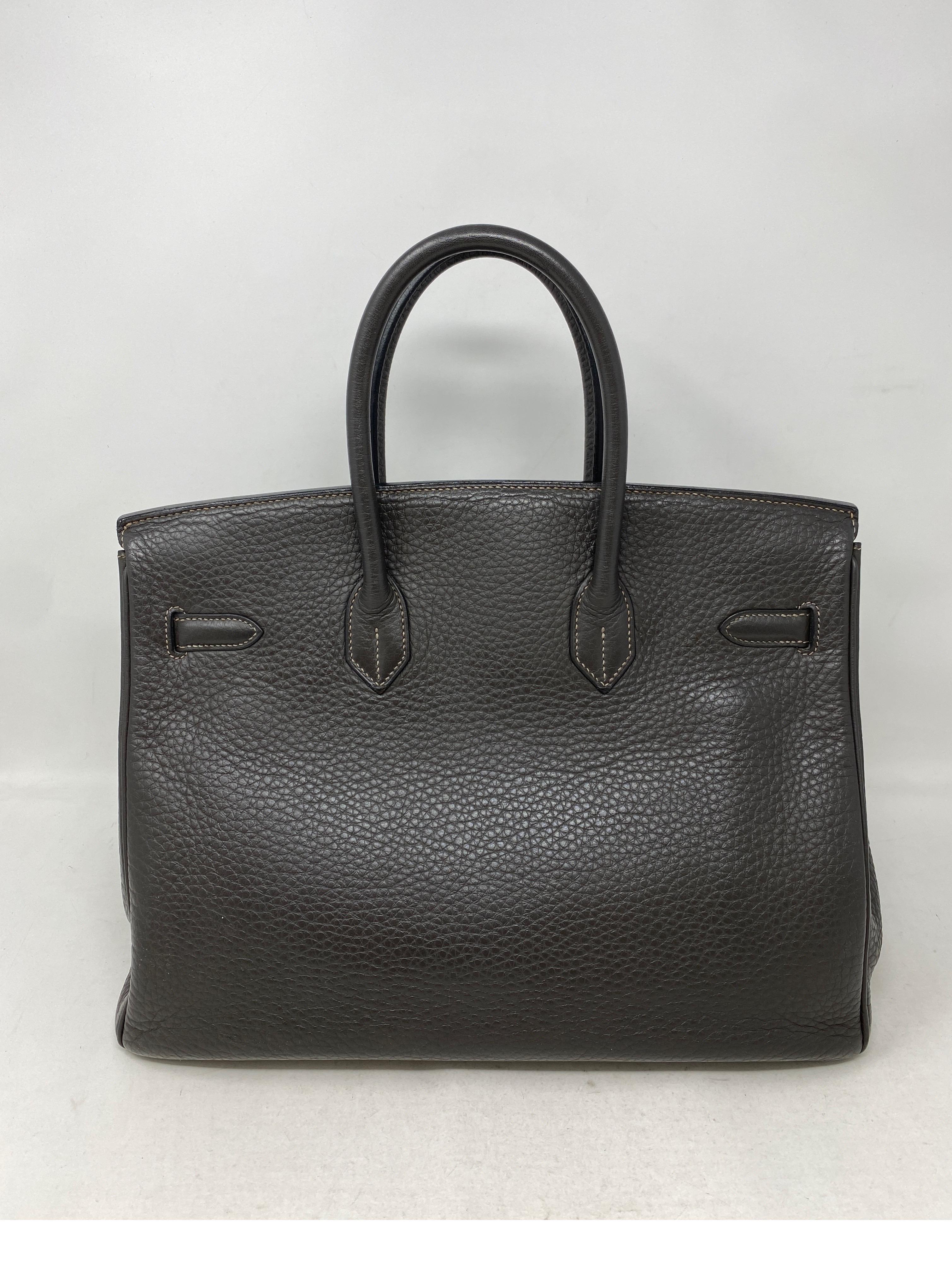 Hermes Birkin 35 Graphite Bag 5