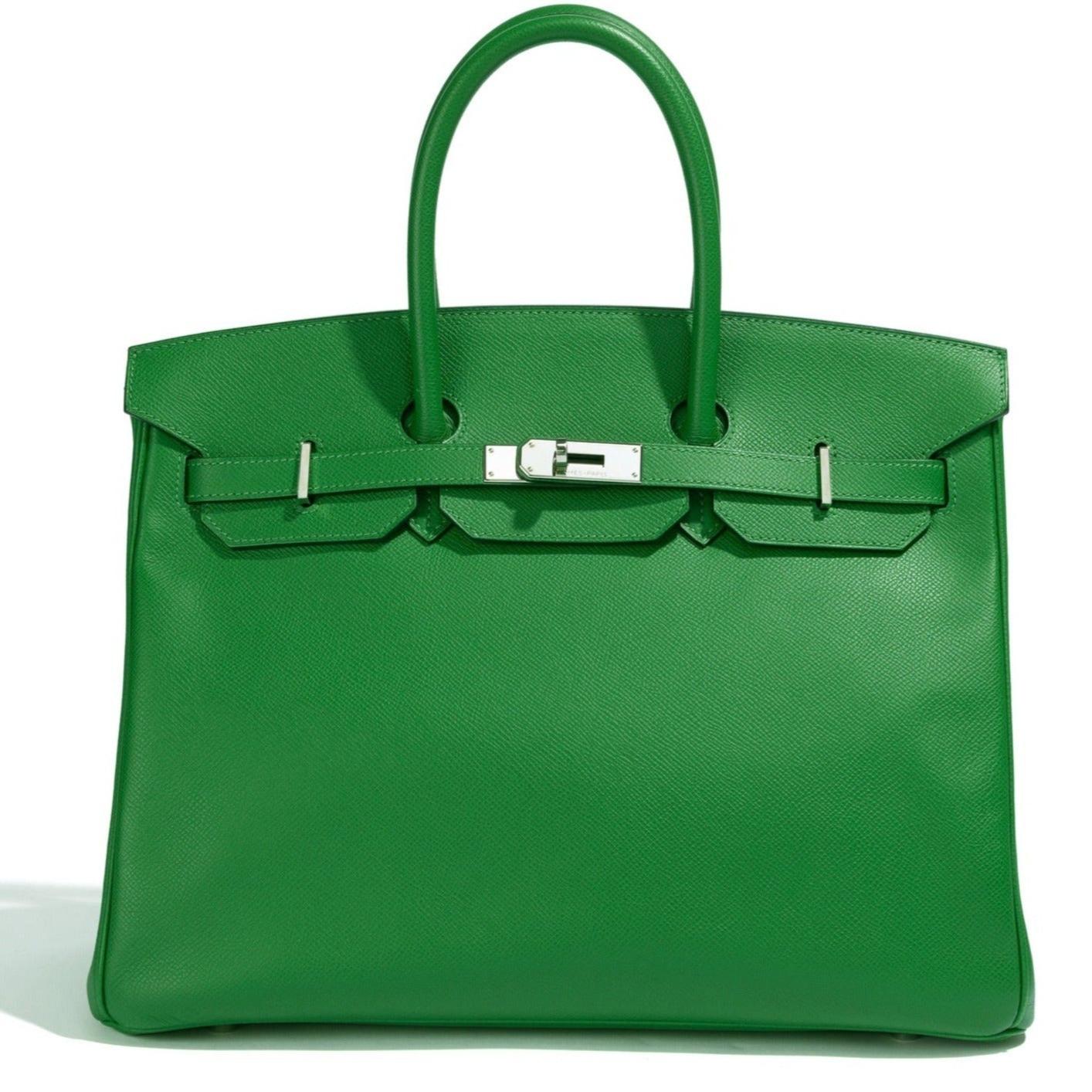Hermès Birkin 35 Green Bengal For Sale