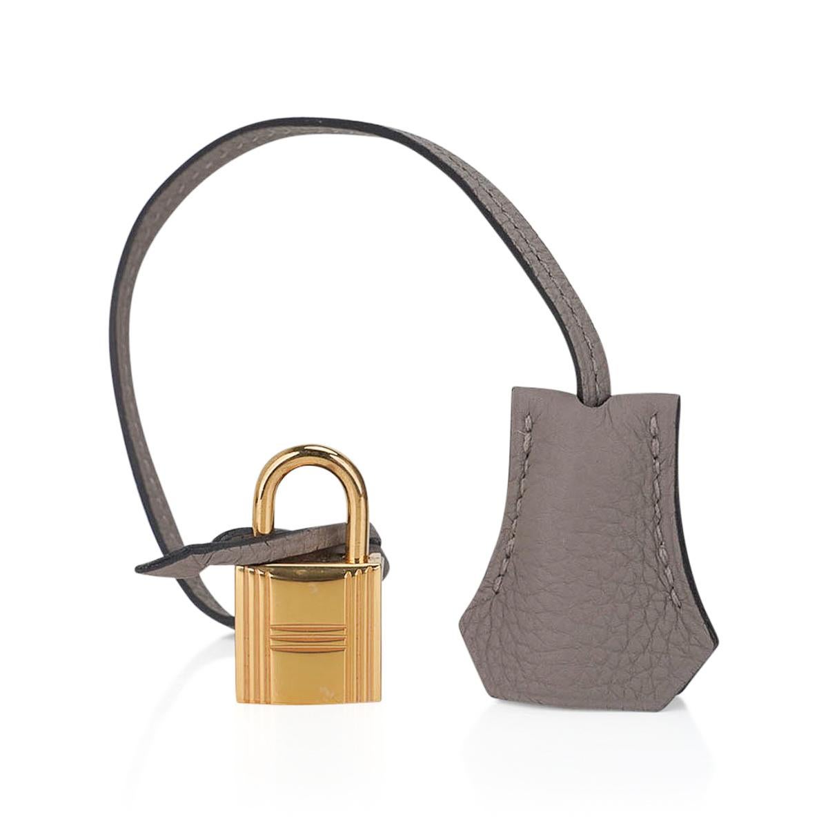 Hermes Birkin 35 Gris Asphalte Bag Gold Hardware Togo Leather 3