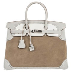 Hermès Birkin 25 Ostrich Gris Perle