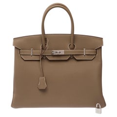 Hermès Birkin 35 Handbag Grey