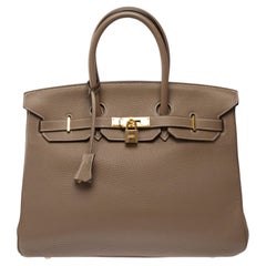 Hermès Birkin 35 Handbag Grey