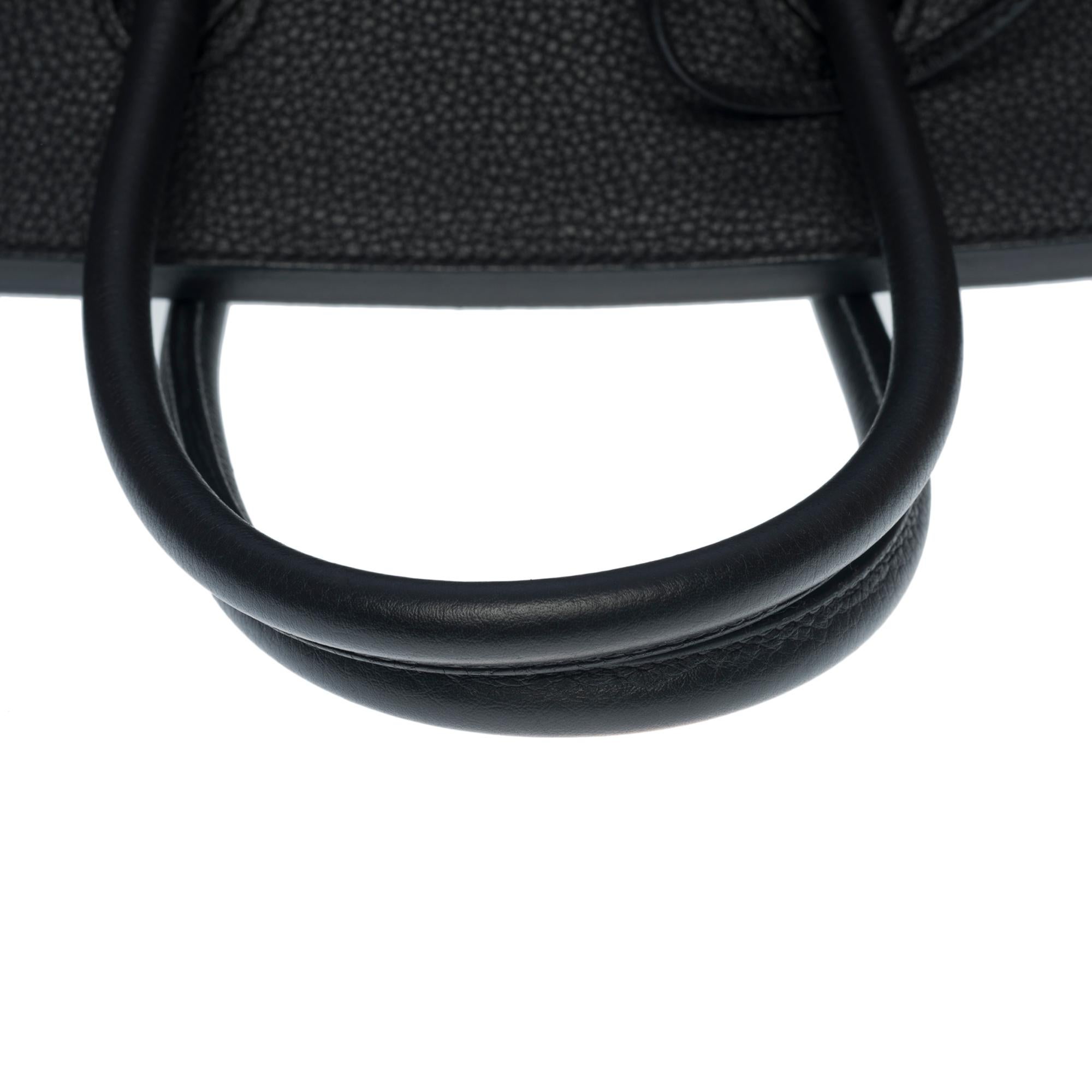 Hermès Birkin 35 handbag in black Togo leather with Palladium Silver hardware 3