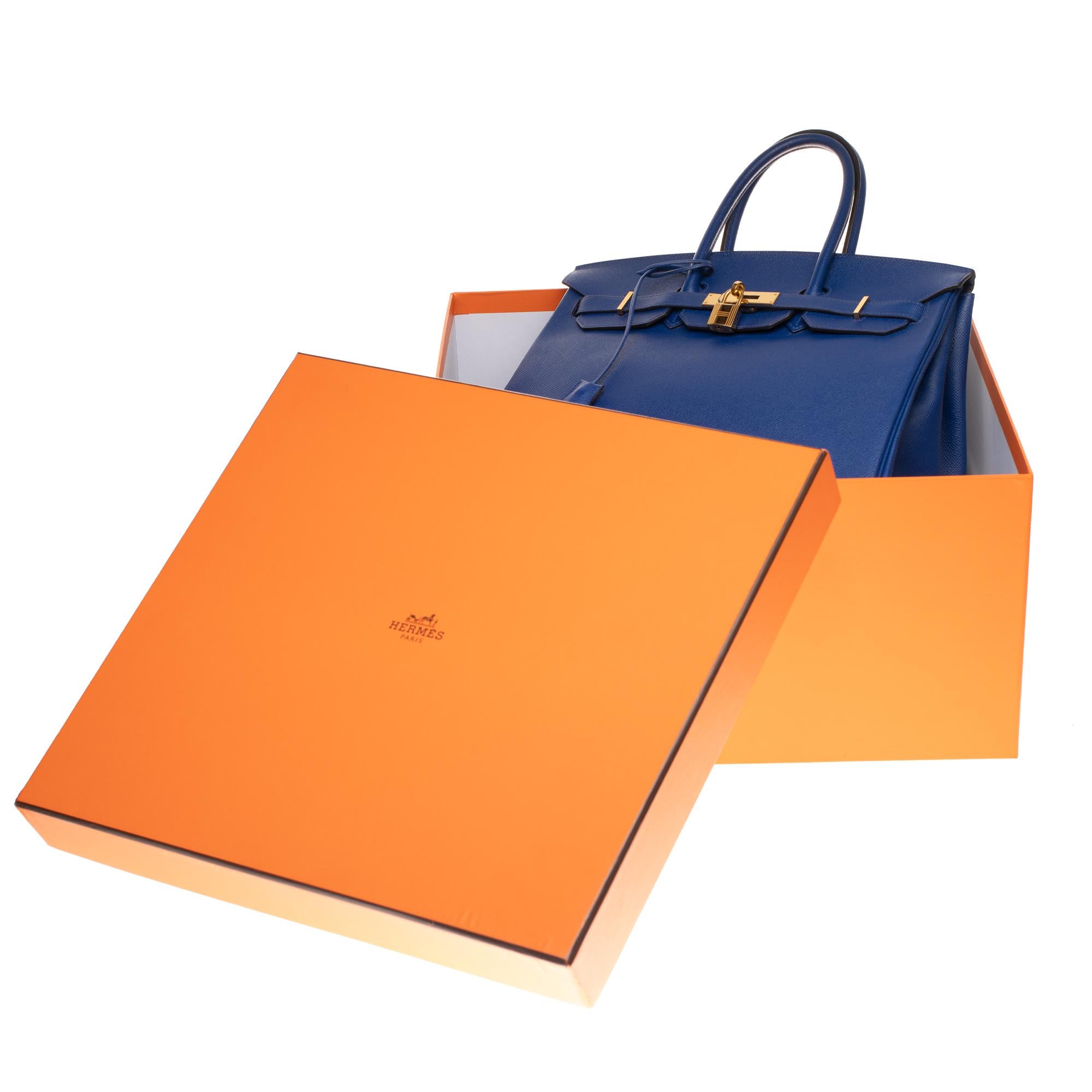 Hermès Birkin 35 handbag in bleu électrique epsom leather, GHW 5