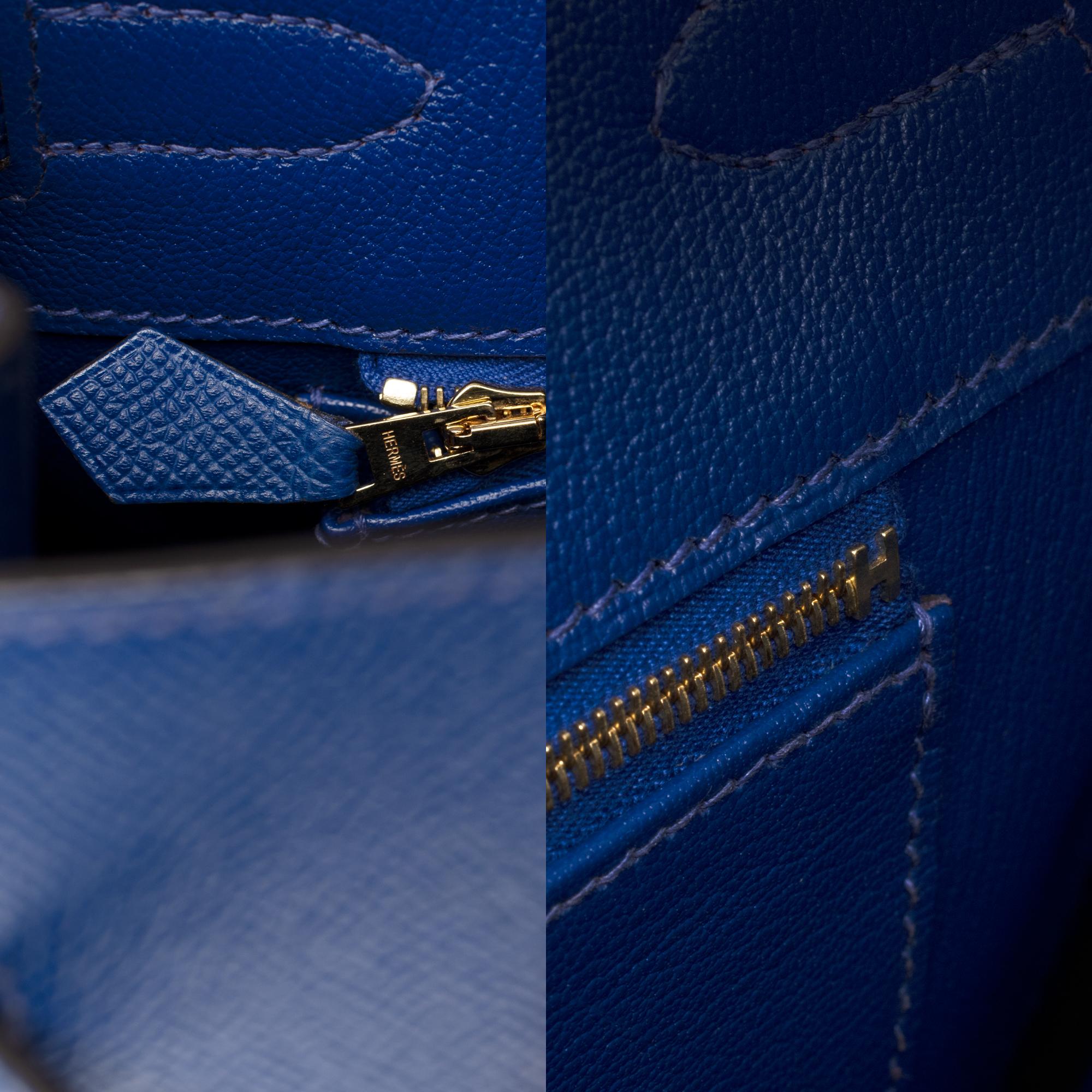 Hermès Birkin 35 handbag in bleu électrique epsom leather, GHW 6