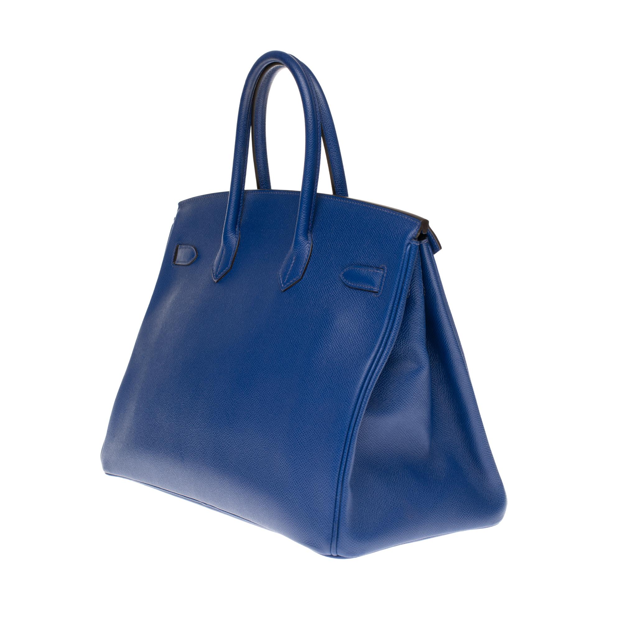 Hermès Birkin 35 handbag in bleu électrique epsom leather, GHW at ...