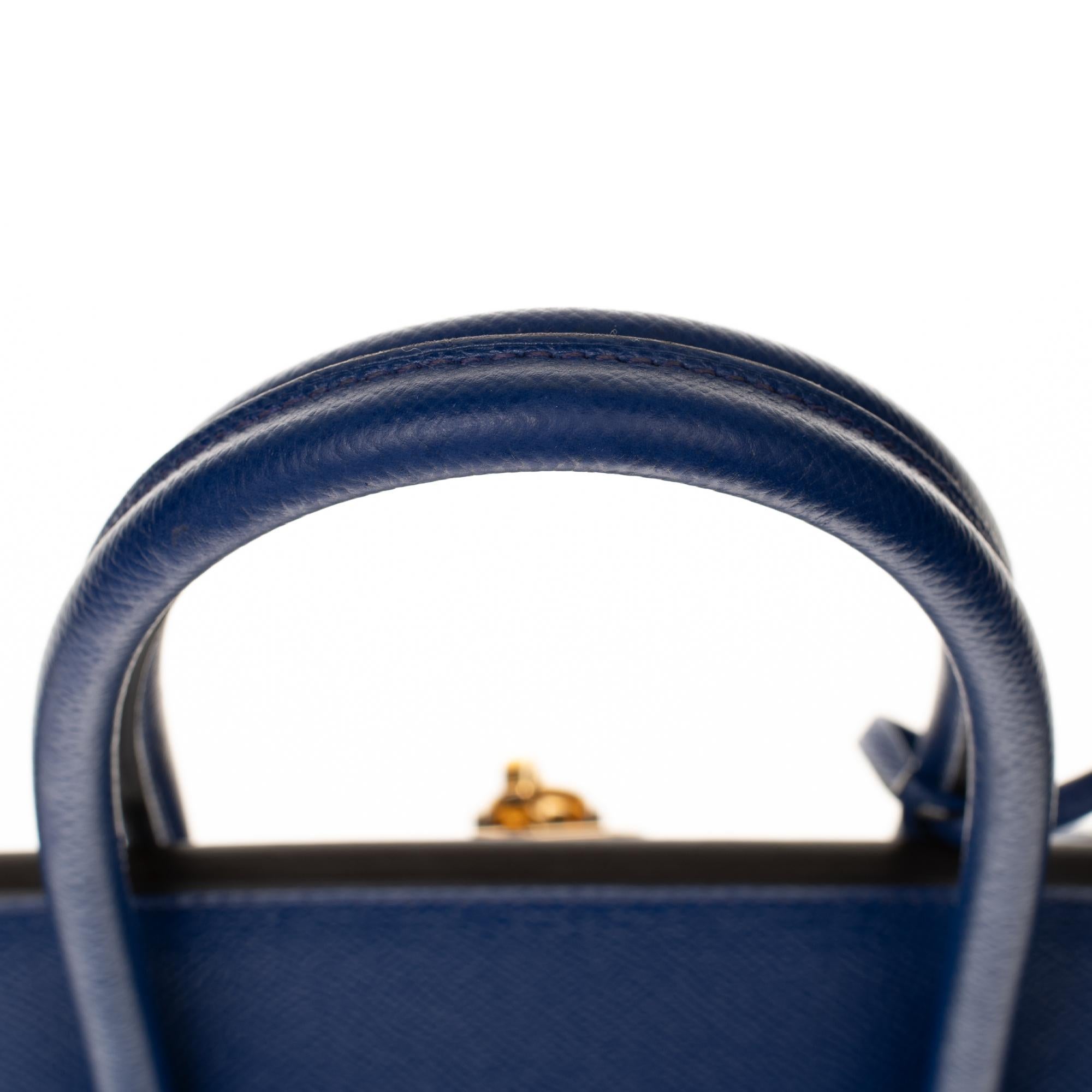 Hermès Birkin 35 handbag in bleu électrique epsom leather, GHW 2