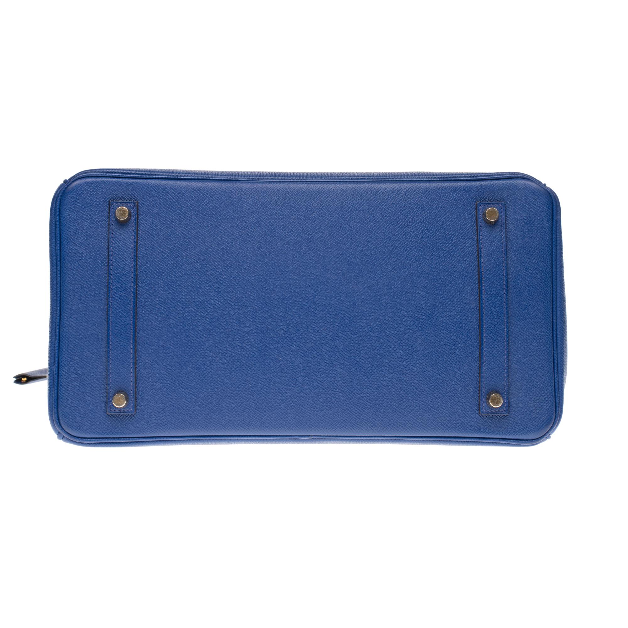 Hermès Birkin 35 handbag in bleu électrique epsom leather, GHW 3