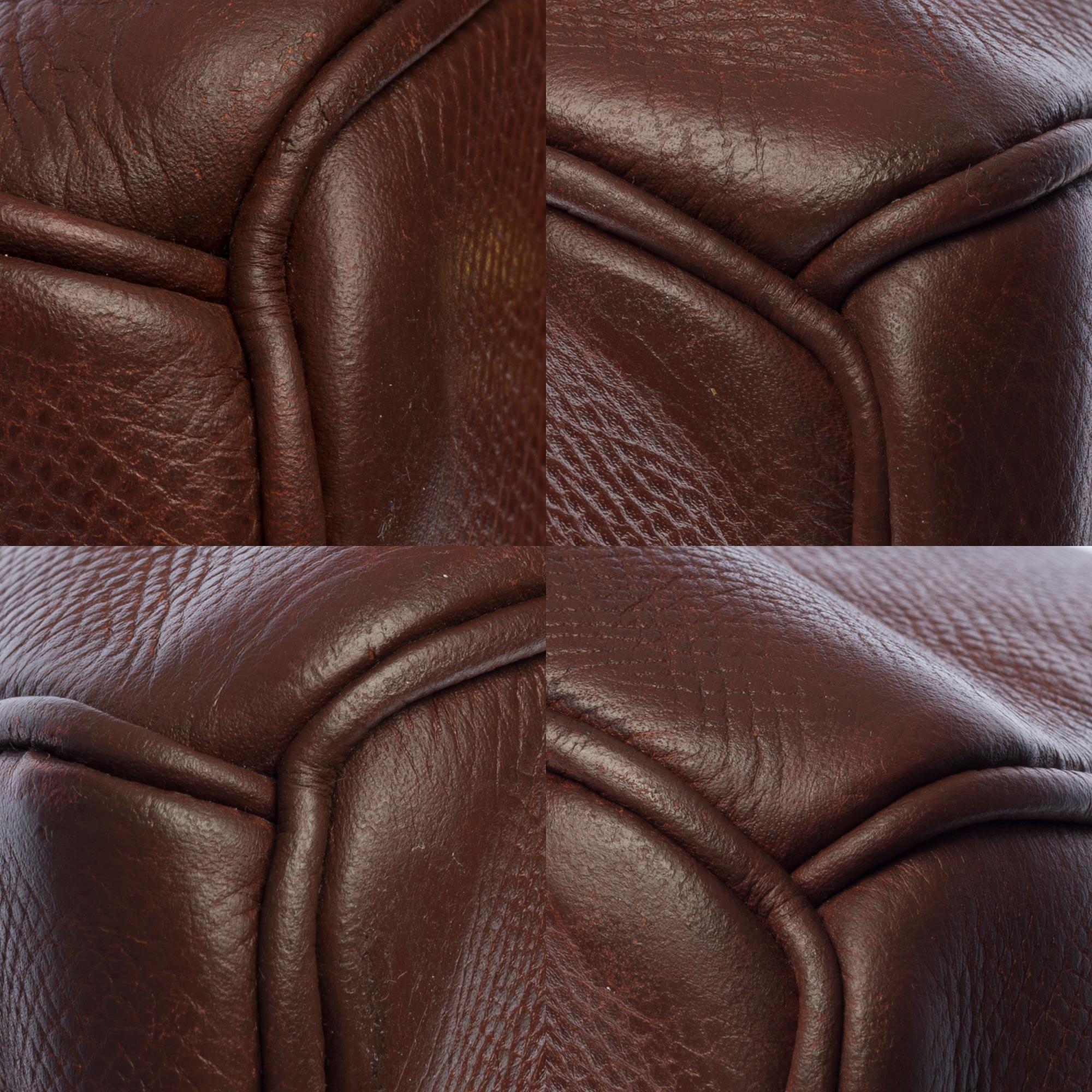 Hermès Birkin 35 handbag in brown Courchevel leather with gold hardware ! 3