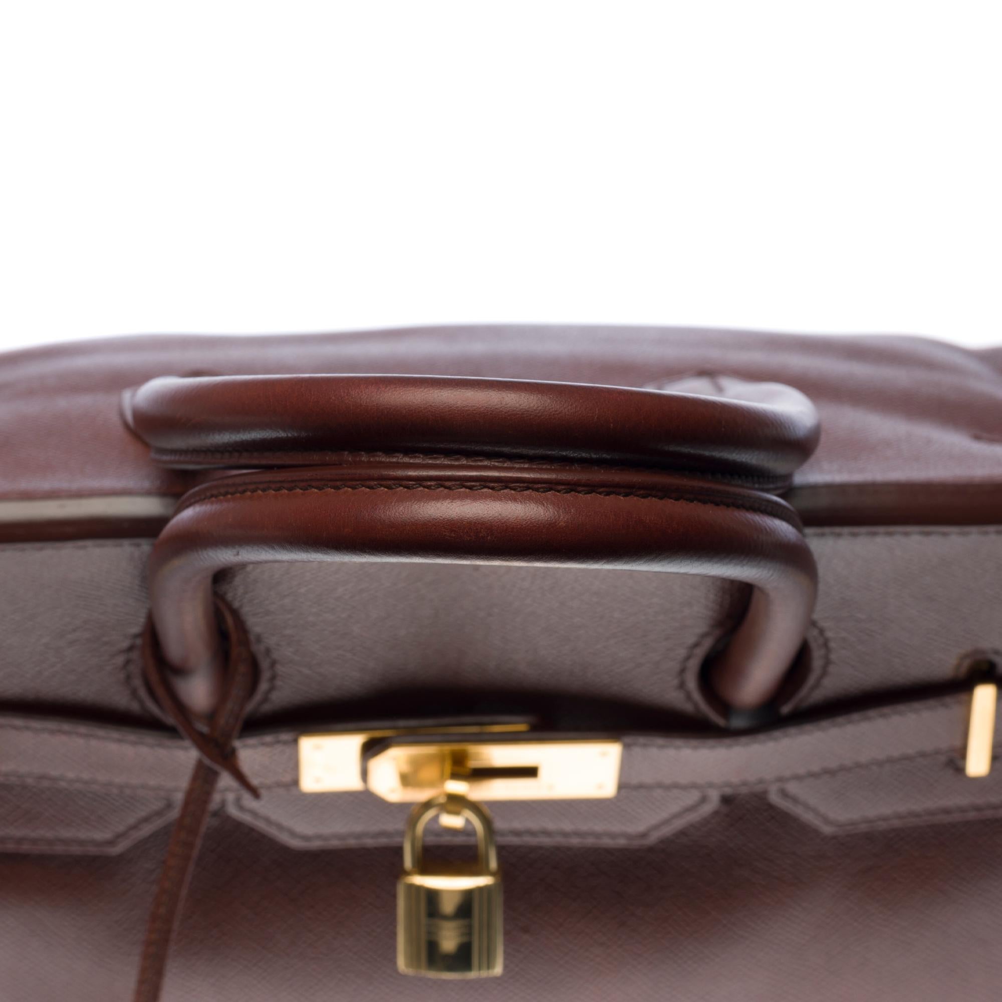 Hermès Birkin 35 handbag in brown Courchevel leather with gold hardware ! 1