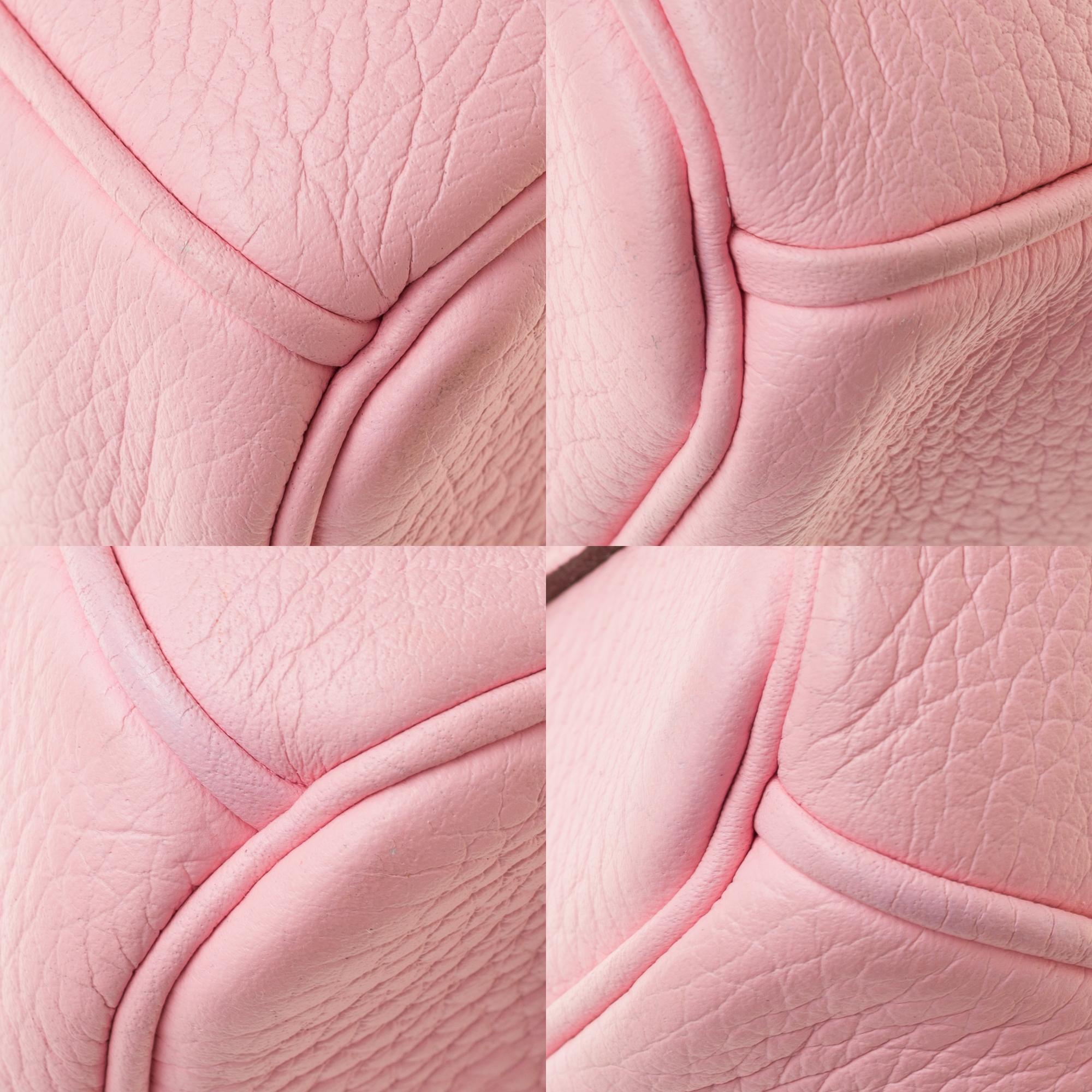 Hermès Birkin 35 handbag in Sakura Pink Taurillon Clémence leather with GHW ! 3