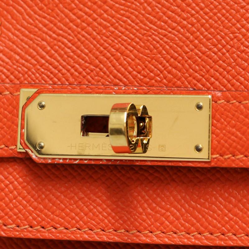 Hermes Birkin 35 Hufeisen Orange 5