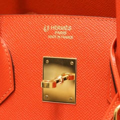 Hermes Birkin 35 Horseshoe Orange