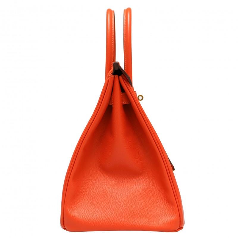 Hermes Birkin 35 Hufeisen Orange 2