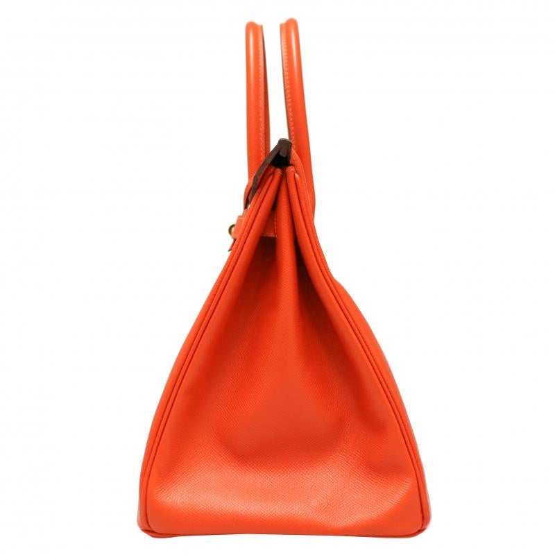 Hermes Birkin 35 Hufeisen Orange 3