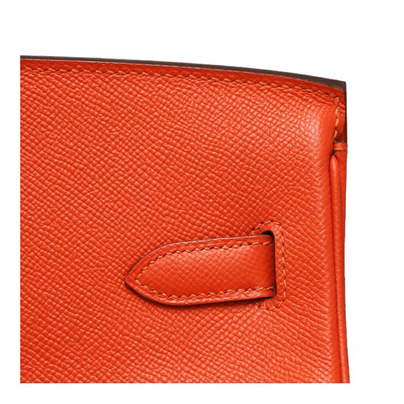 Hermes Birkin 35 Hufeisen Orange 4