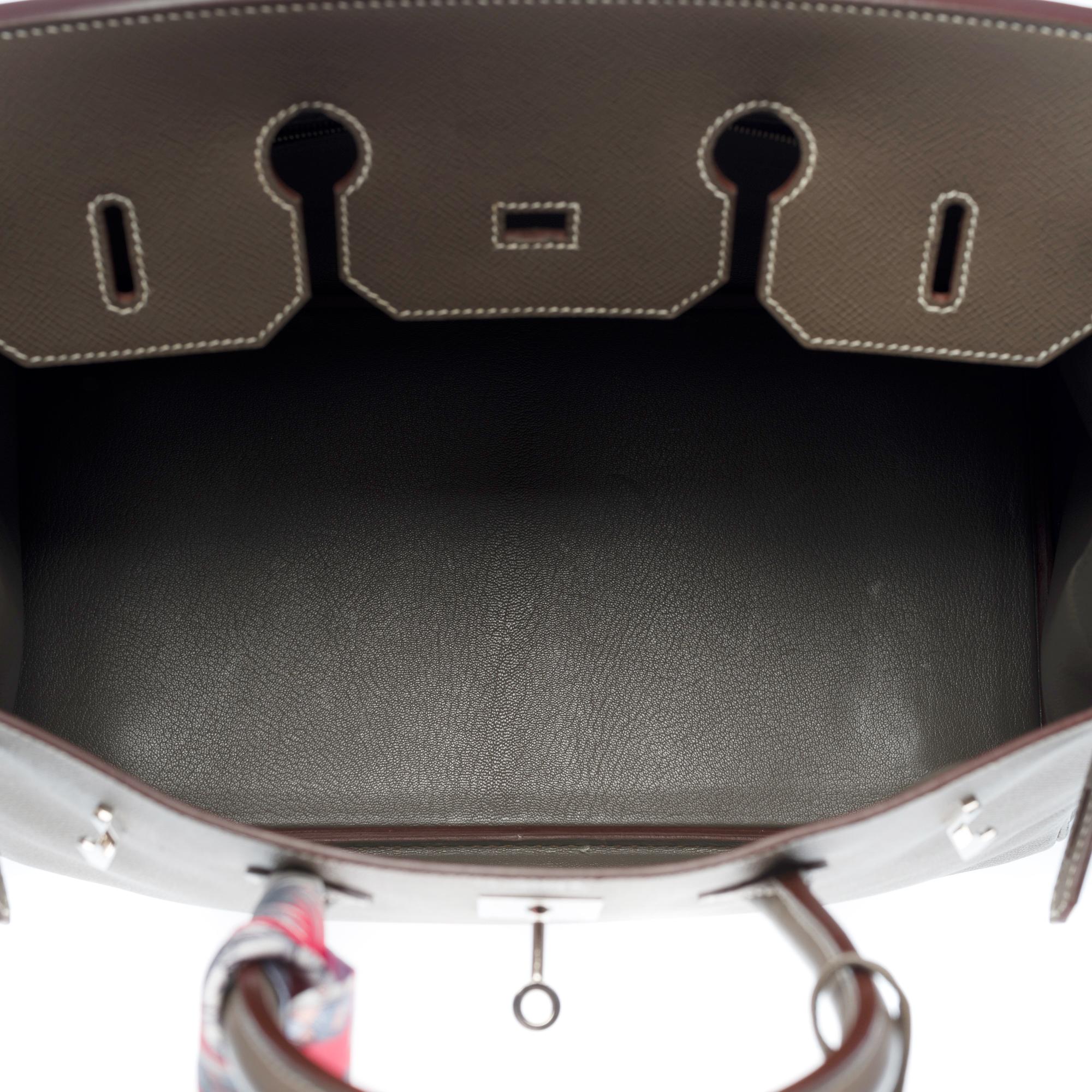 Hermès Birkin 35 HSS (Special Order) handbag in etoupe epsom leather, SHW 1
