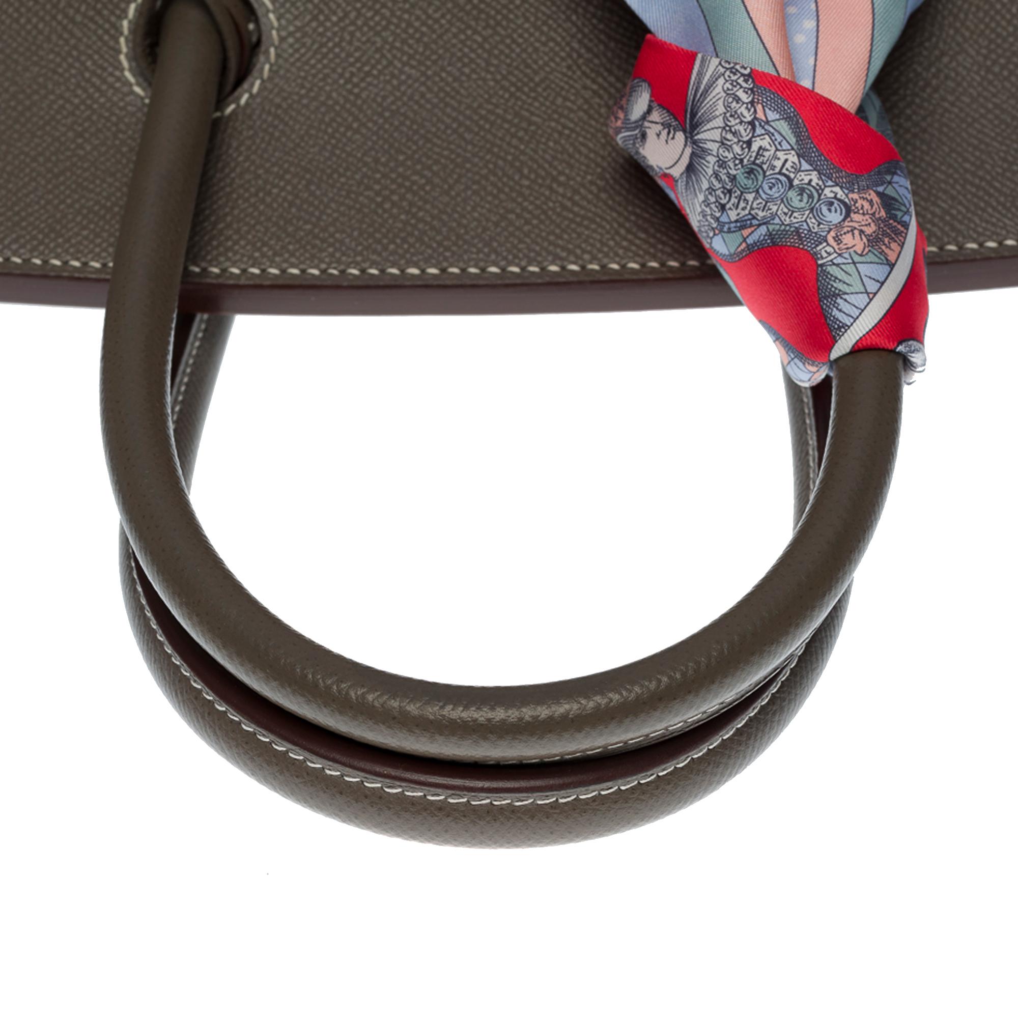Hermès Birkin 35 HSS (Special Order) handbag in etoupe epsom leather, SHW 2