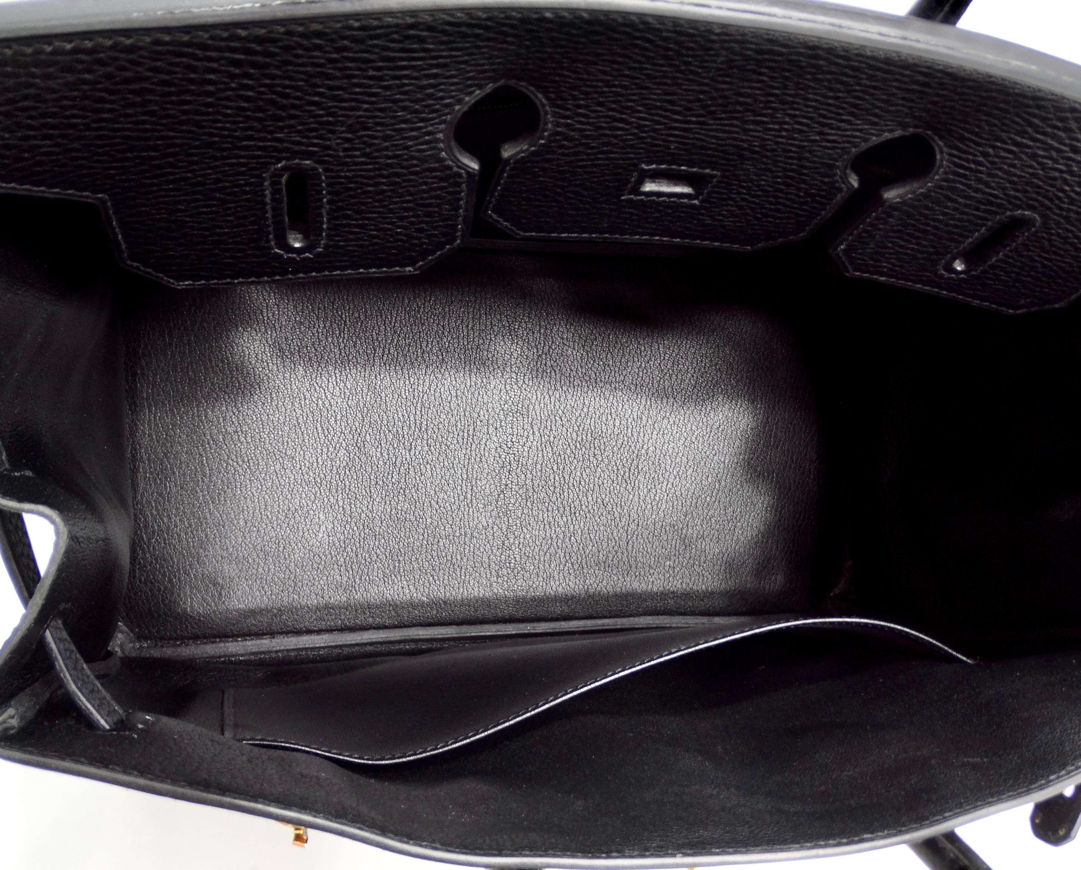 Hermes Birkin 35 in Ardennes Leather Black 11