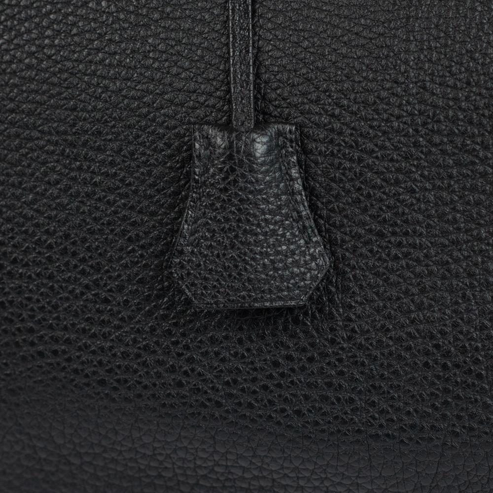 HERMÈS, Birkin 35 in black leather 6