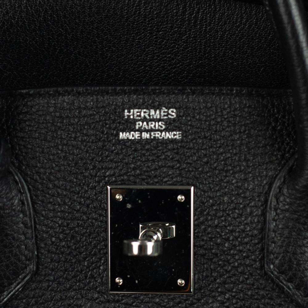 HERMÈS, Birkin 35 in black leather 1