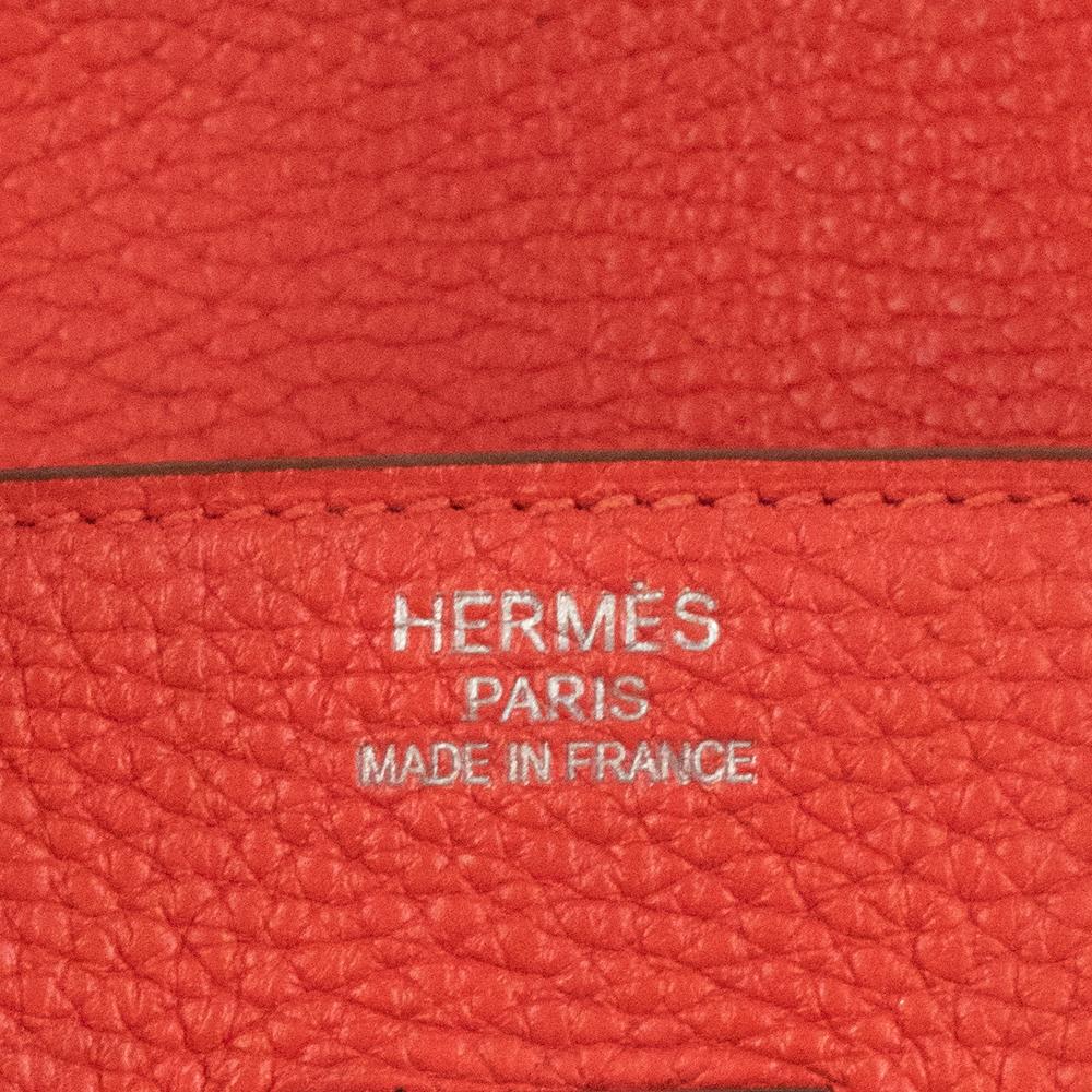 HERMÈS, Birkin 35 in Geranium Togo leather For Sale 1