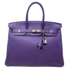Hermès Birkin 35 Iris Bag