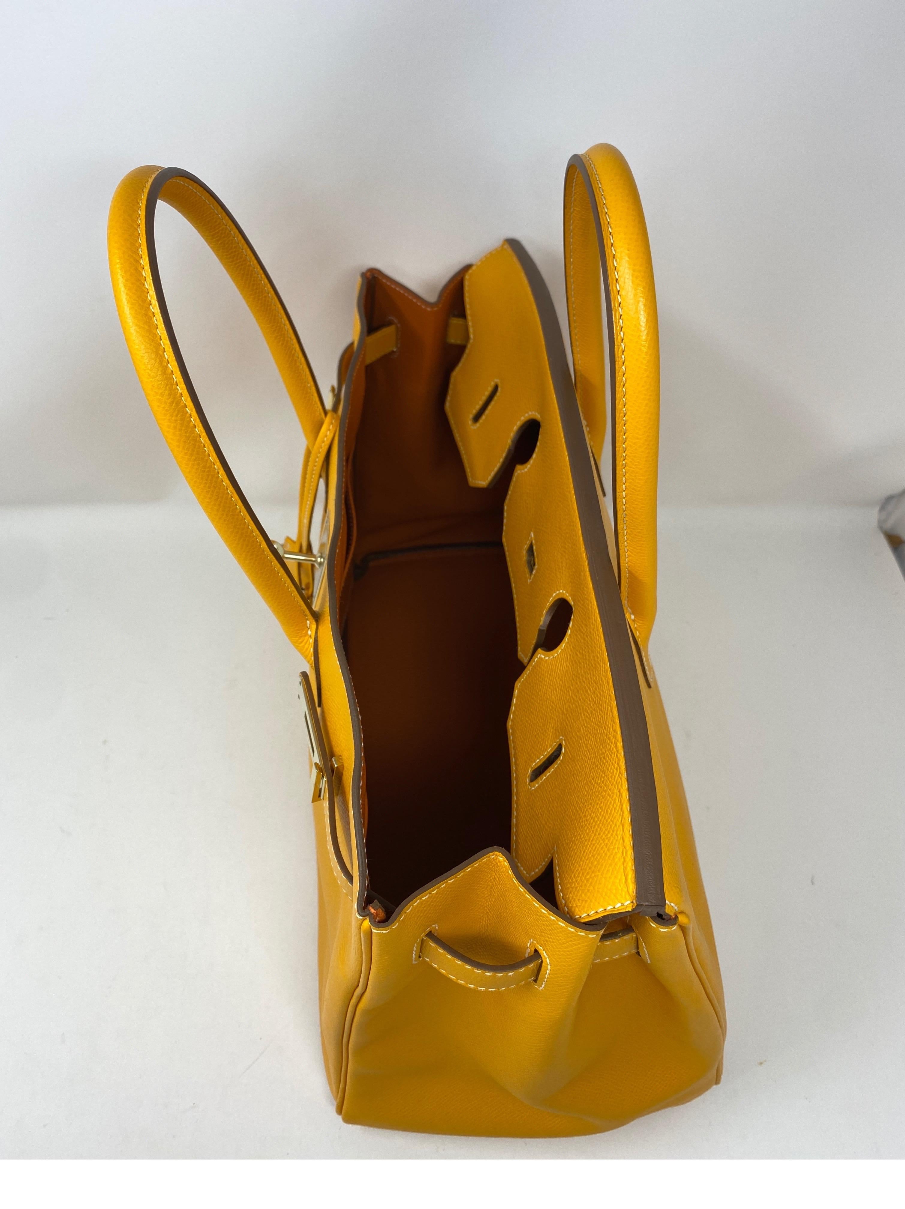 Hermes Birkin 35 Jaune D'or Candy Bag 10