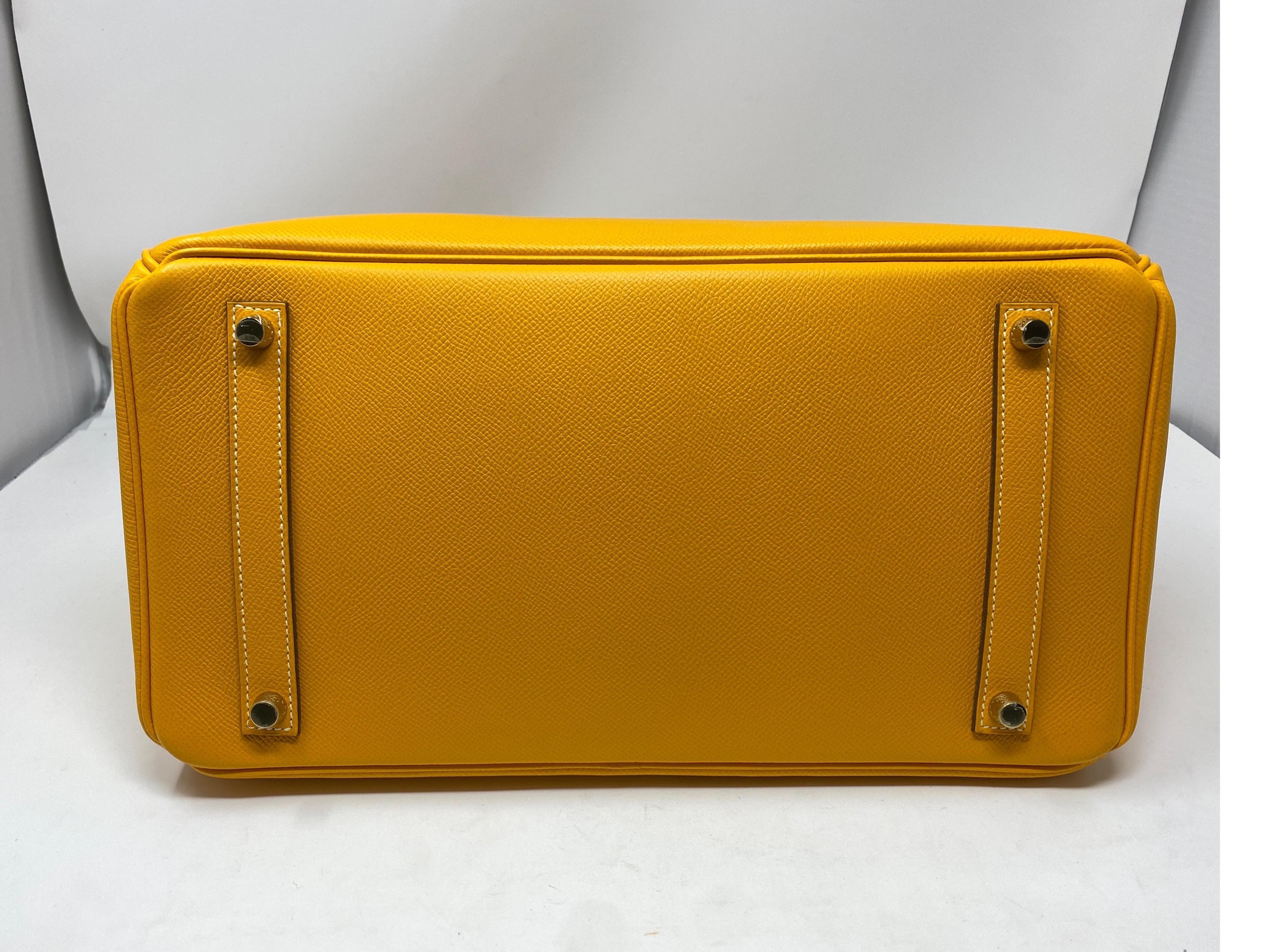 Hermes Birkin 35 Jaune D'or Candy Bag 4