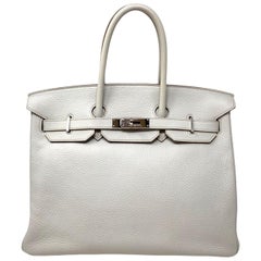 Hermès Birkin 35 Leather Bag