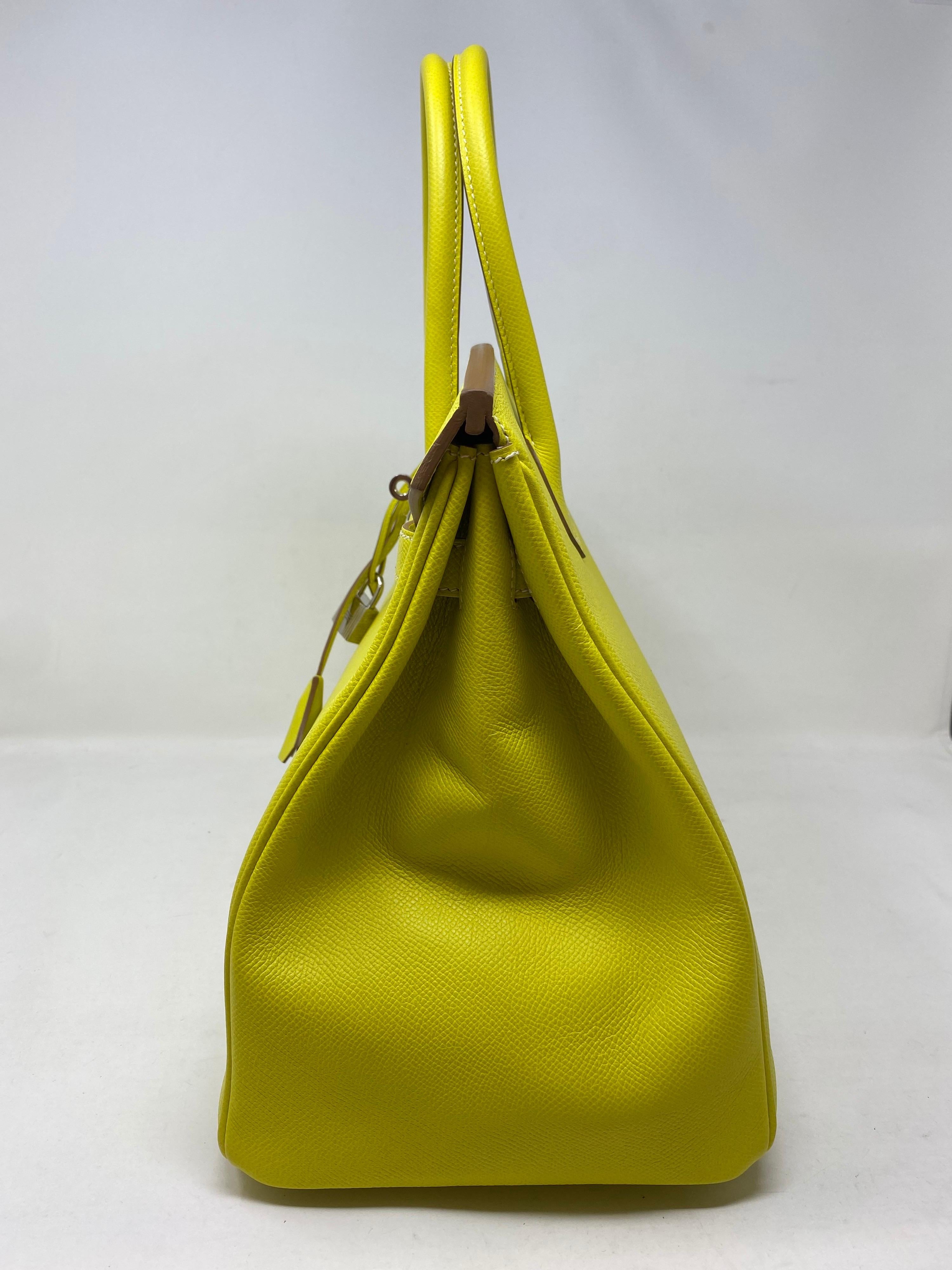 Hermès Birkin 35 Lime Candy Tasche 3