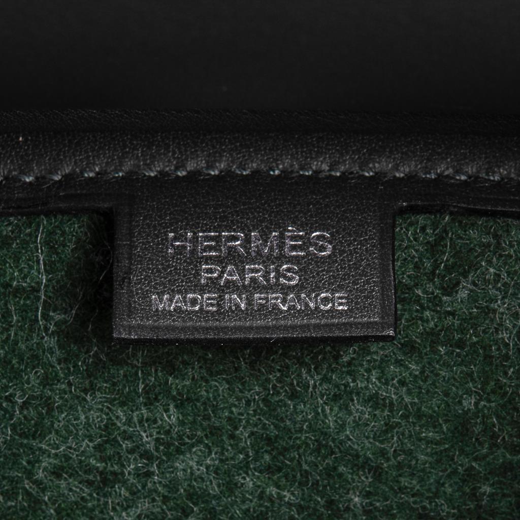 Hermes Birkin 35 Limited Edition Bi-Color Vert Anglais Feutre Vert Cypress Swift 7