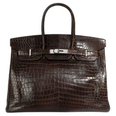 Hermès Birkin 35 Marron Exotic PHW