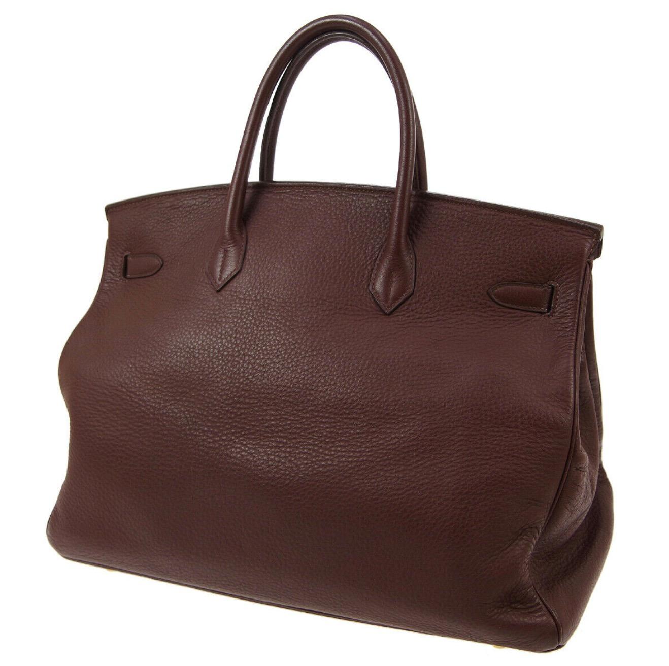 chocolate brown tote bag