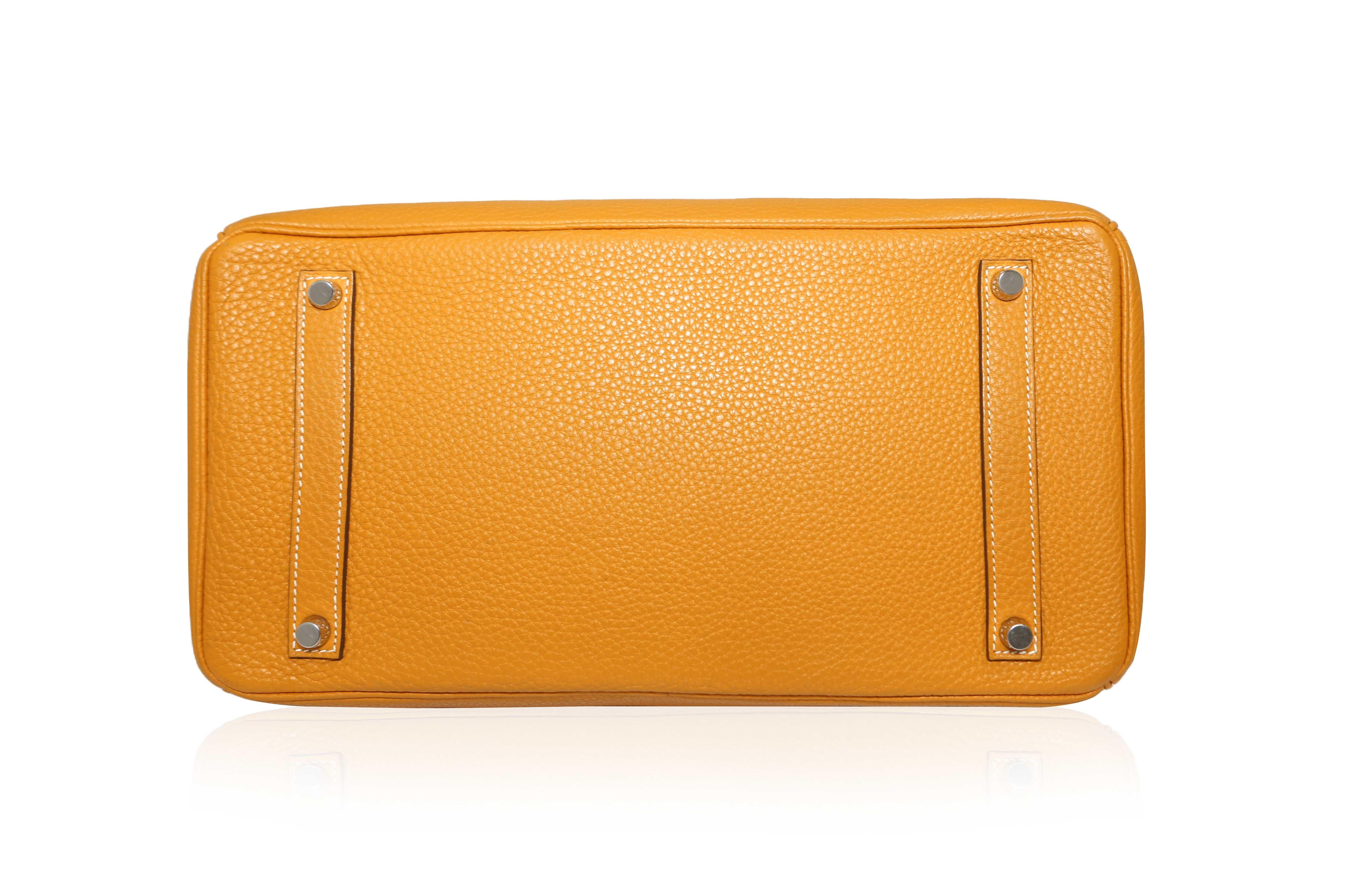Hermès Birkin 35 Moutarde in vendita 1