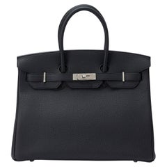 Hermès Birkin 35 Noir/Black Togo Palladium Hardware