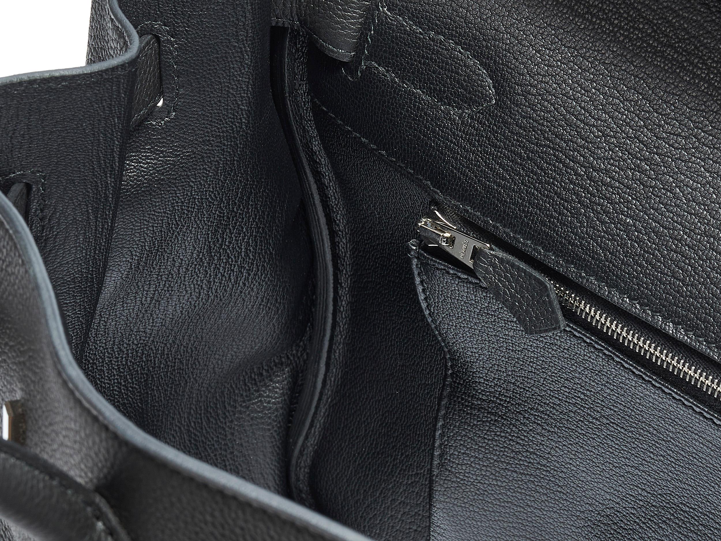 Hermès Birkin 35 Noir/Black Togo Palladium Hardware en vente 3
