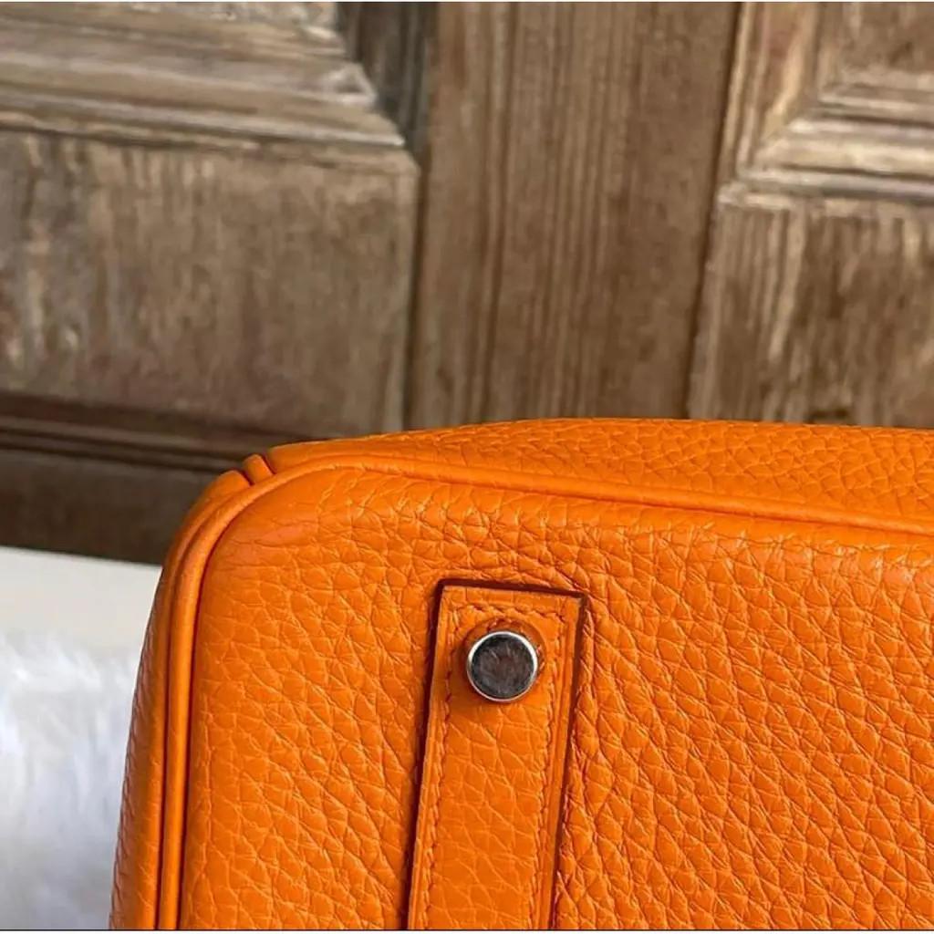 Women's or Men's Hermès birkin 35 orange  For Sale