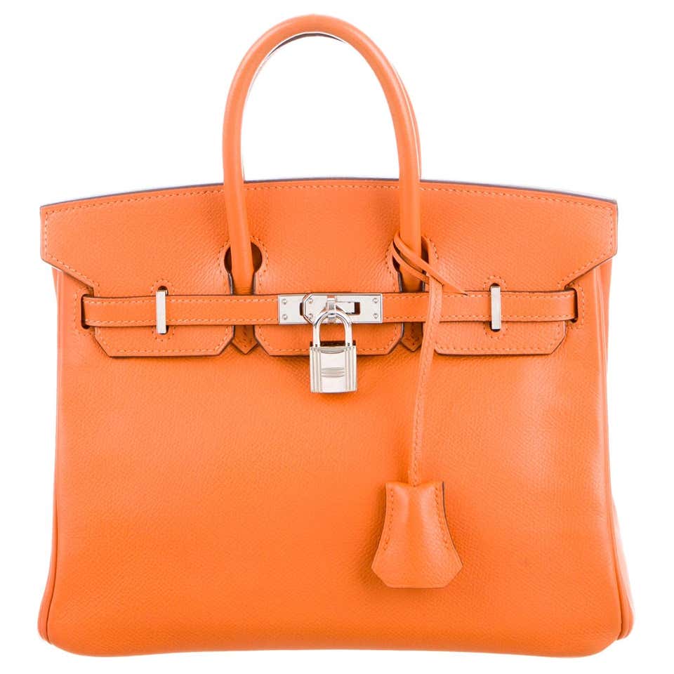 Orange Top Handle Bags - 216 For Sale at 1stdibs