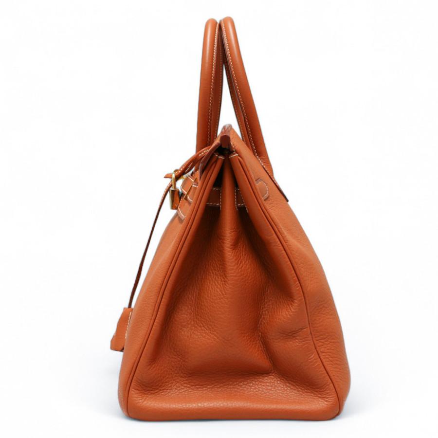 Women's or Men's Hermès Birkin 35 pumpkin For Sale