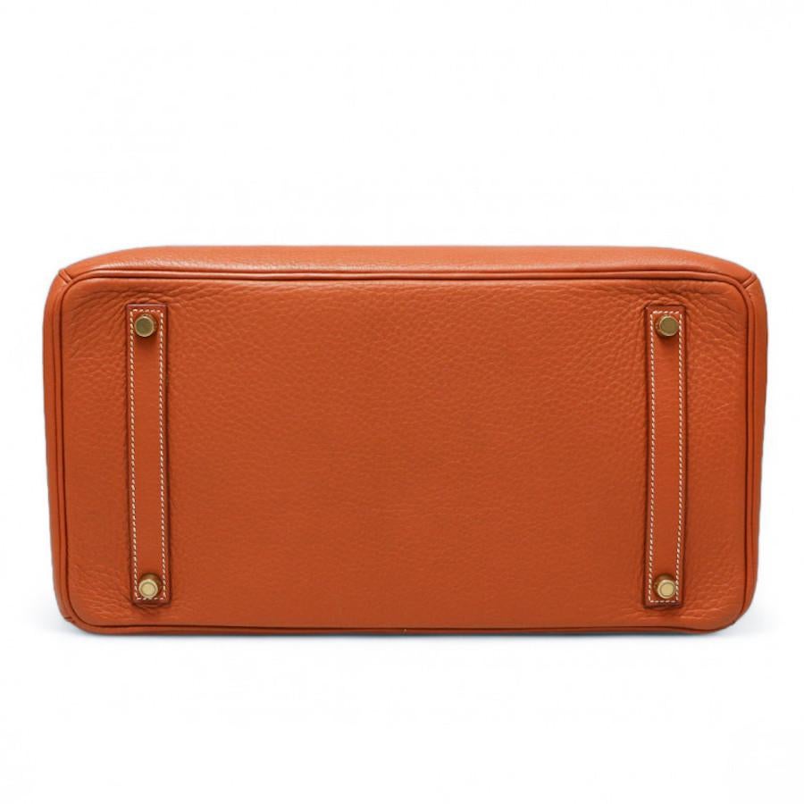 Hermès Birkin 35 pumpkin For Sale 1